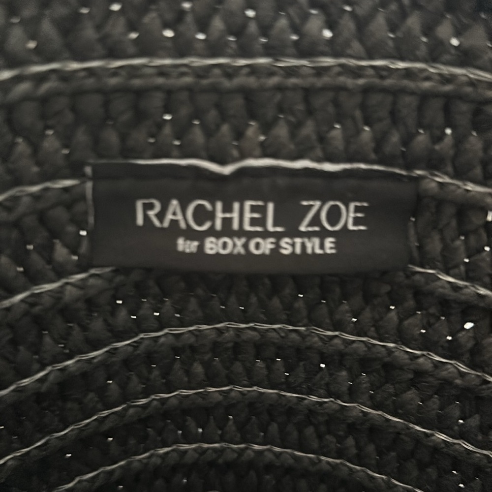 Black and White Rachel Zoe designer Beach bag tote - Picture 3 of 8